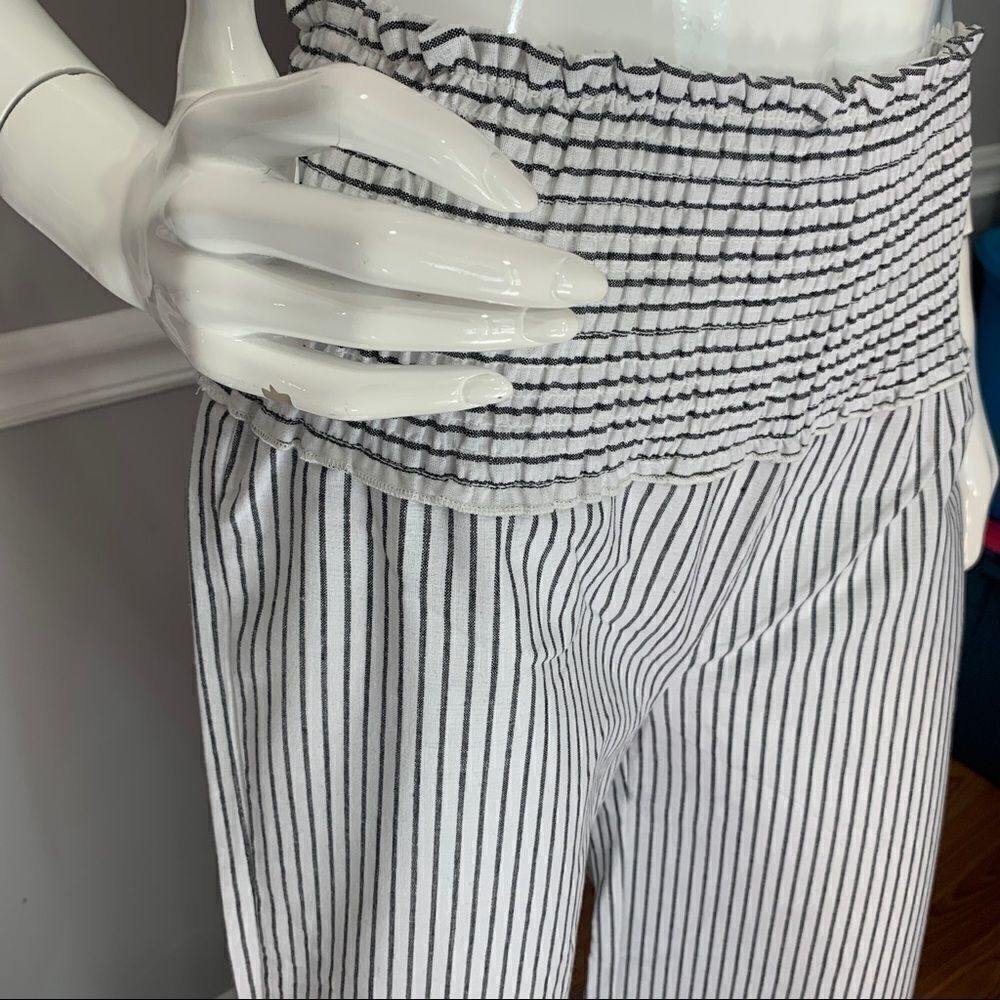 Love Tree wide shirred waistband striped pants - L - Picture 8 of 15